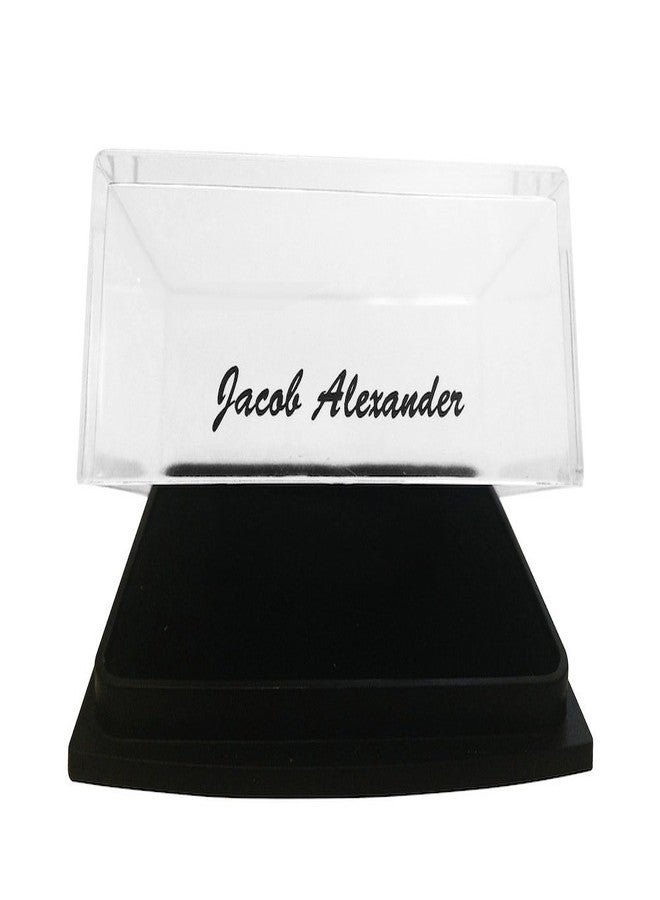 Jacob Alexander Skinny Tie Clip 1.5" Width - Fuchsia Pink - Image 2